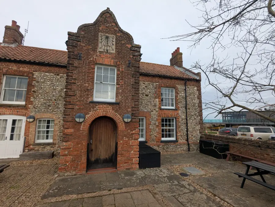 Flint-and-brick house, North Norfolk