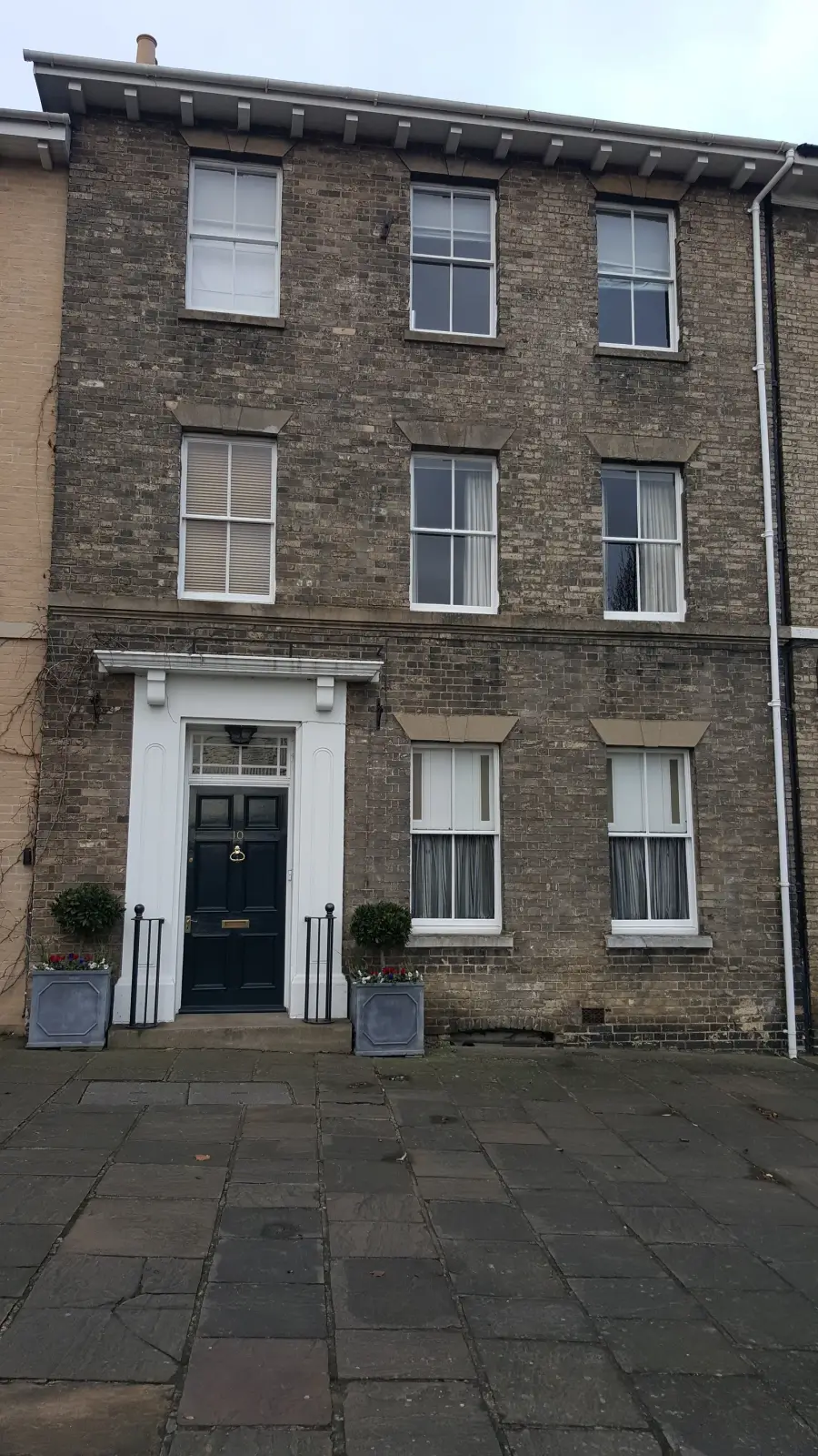 Georgian-fronted brick townhouse, Bury St Edmunds