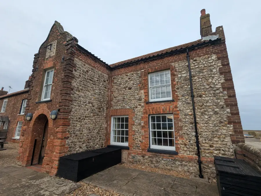 Coastal flint estate building, Brancaster